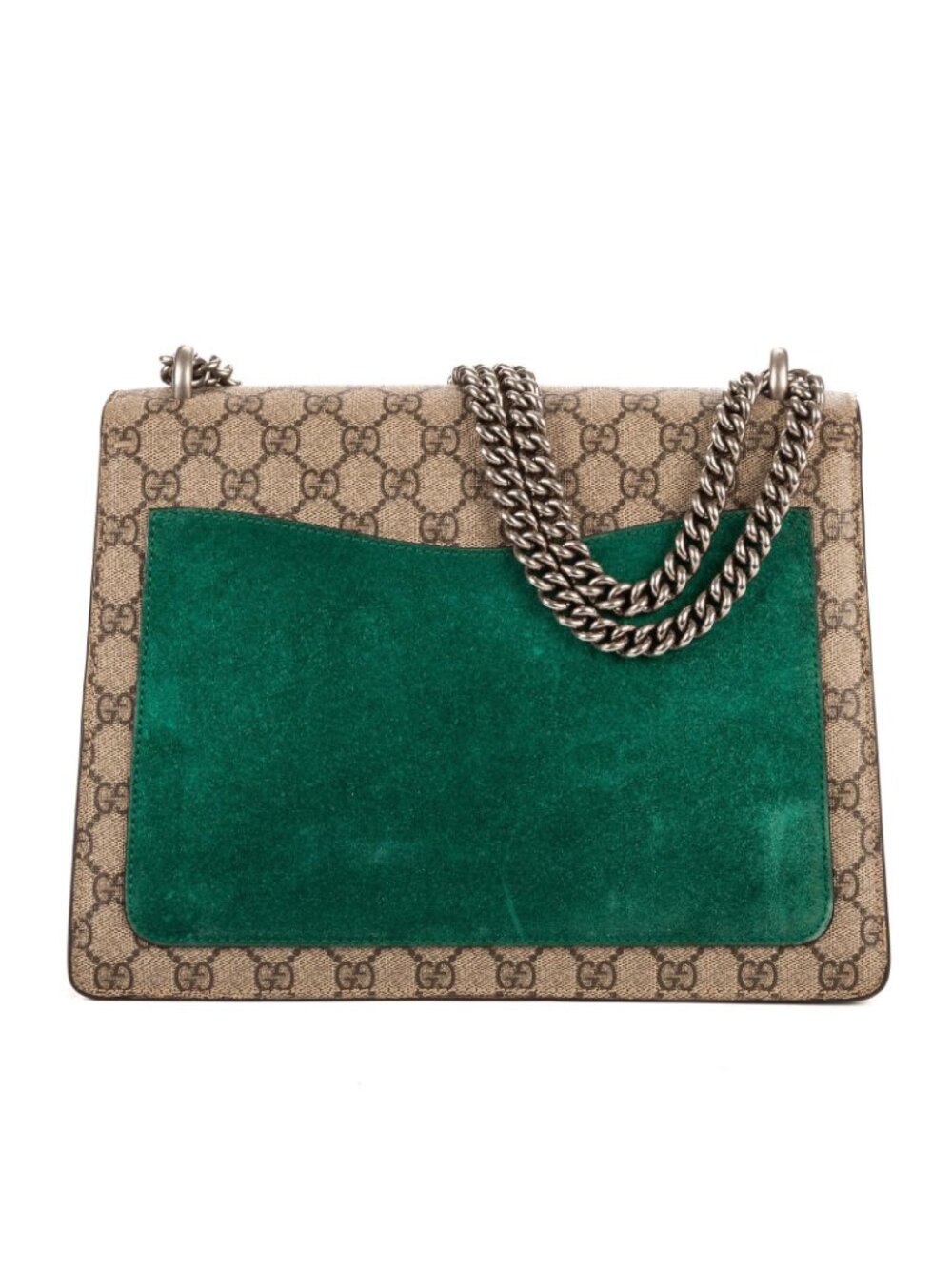 Gucci Dionysus Modern Sequin & Floral Embroidery Beige Green GG Supreme Canvas - Picture 5 of 11